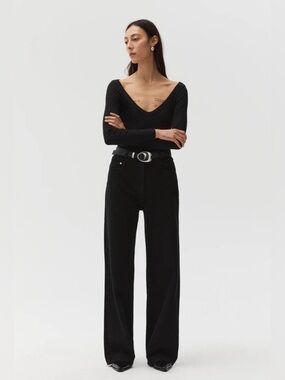 BNWOT Beaufille DEEP SCOOP BLOUSE